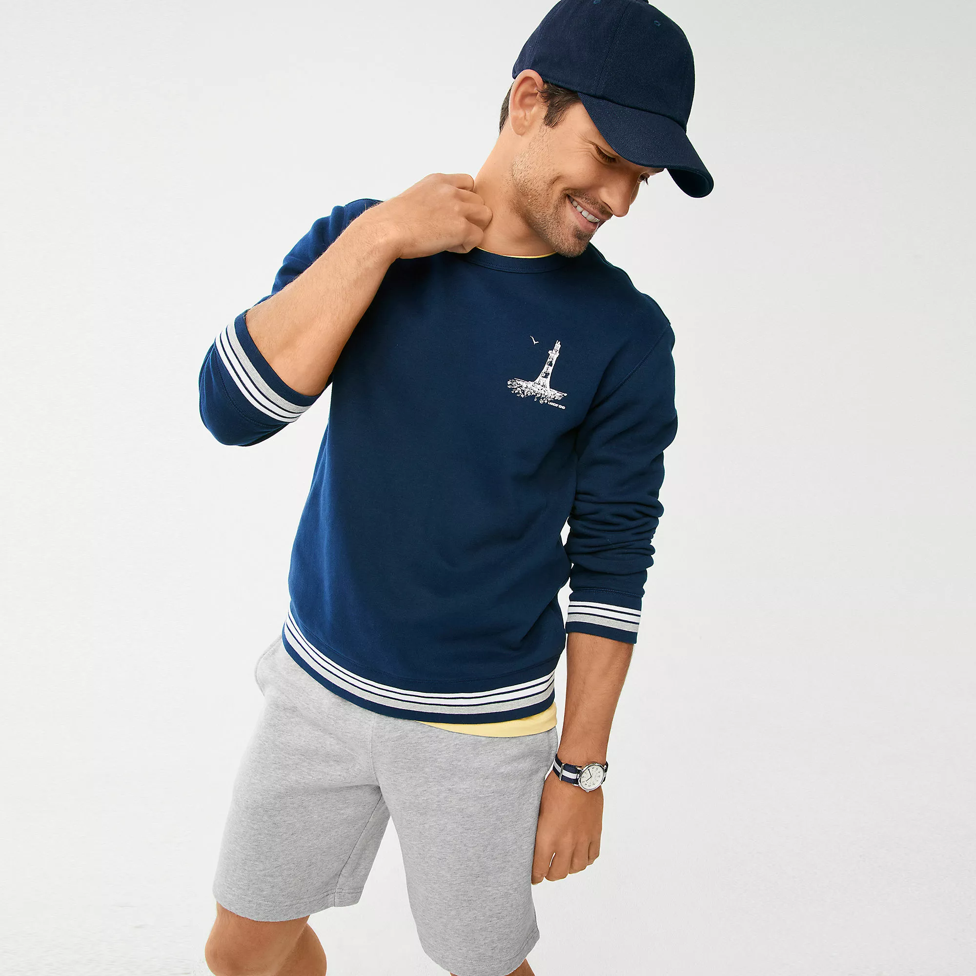 Lands' End Men's Long Sleeve Serious Sweats Crewneck Sweatshirt - Image 6