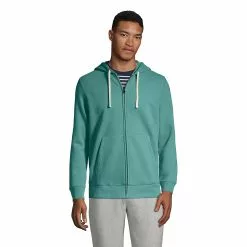 Lands' End Men's Serious Sweats Full Zip Hoodie