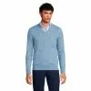 Lands' End Men's Classic Fit Fine Gauge Supima Cotton V-neck Sweater
