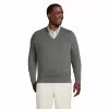 Lands' End Men's Big And Tall Classic Fit Fine Gauge Supima Cotton V-neck Sweater