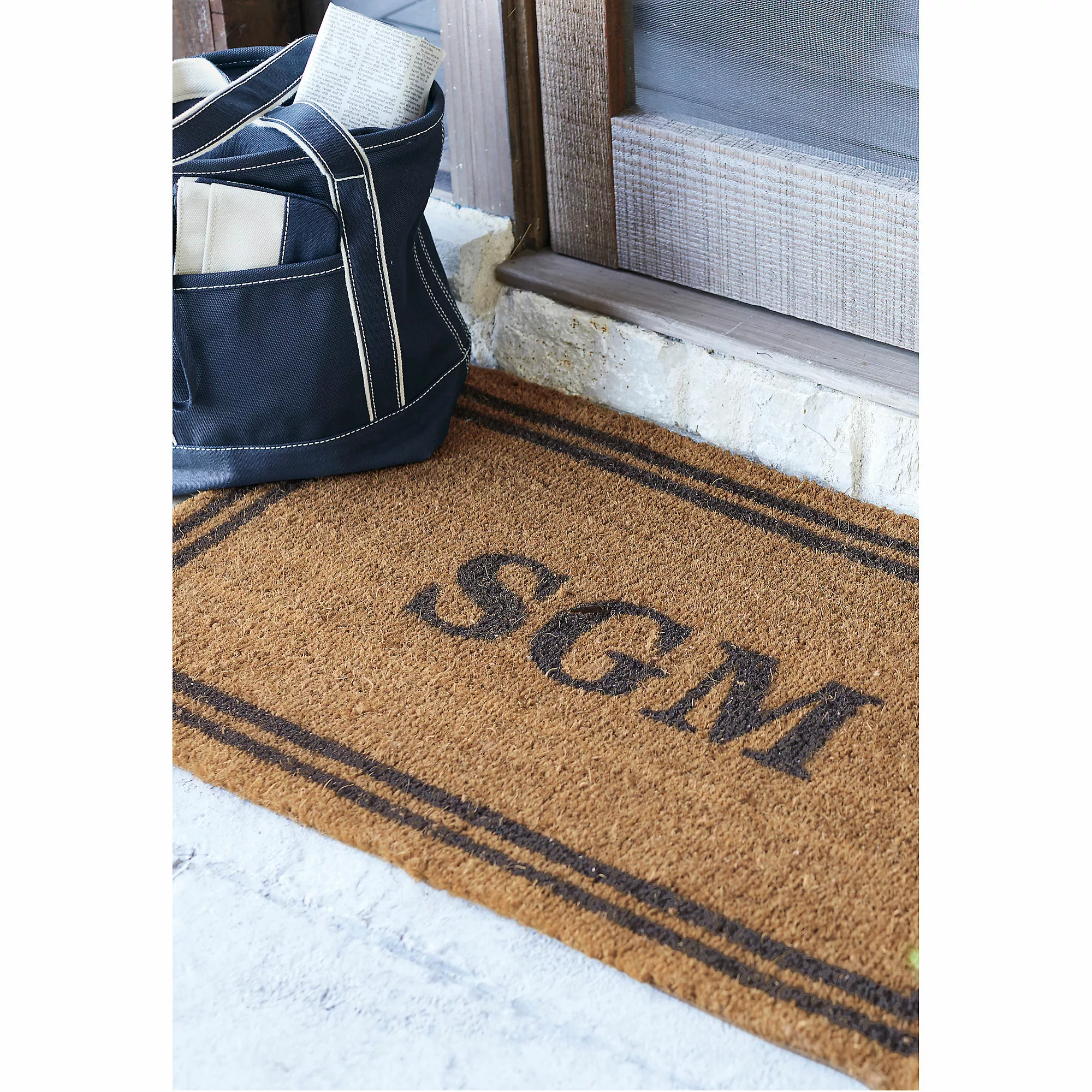 Coco Mats N More Coir Double Framed Doormat - Image 2