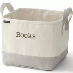 Lands' End Small Canvas Storage Tote