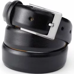 Lands' End Men's Feather Edge Dress Belt