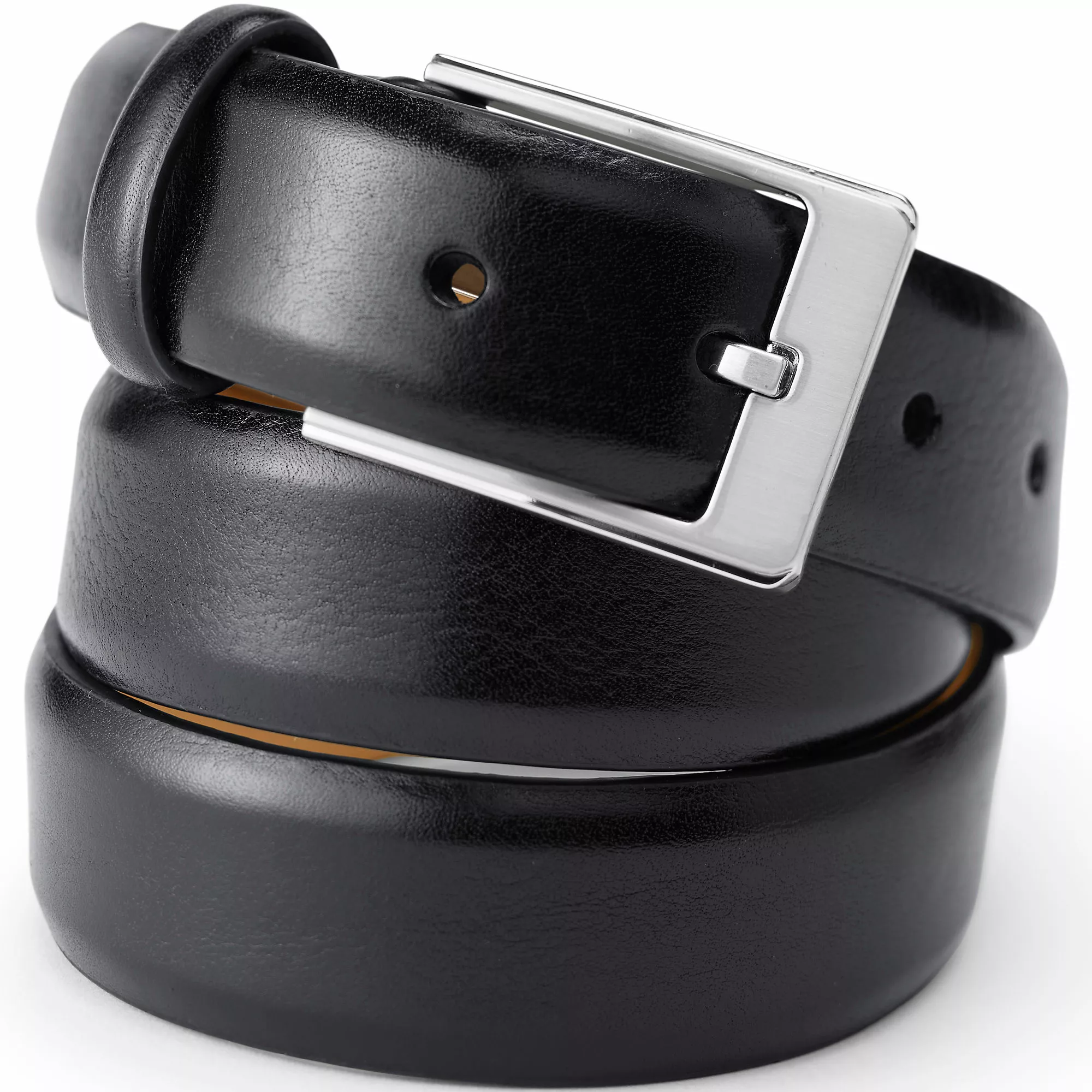 Lands' End Men's Feather Edge Dress Belt