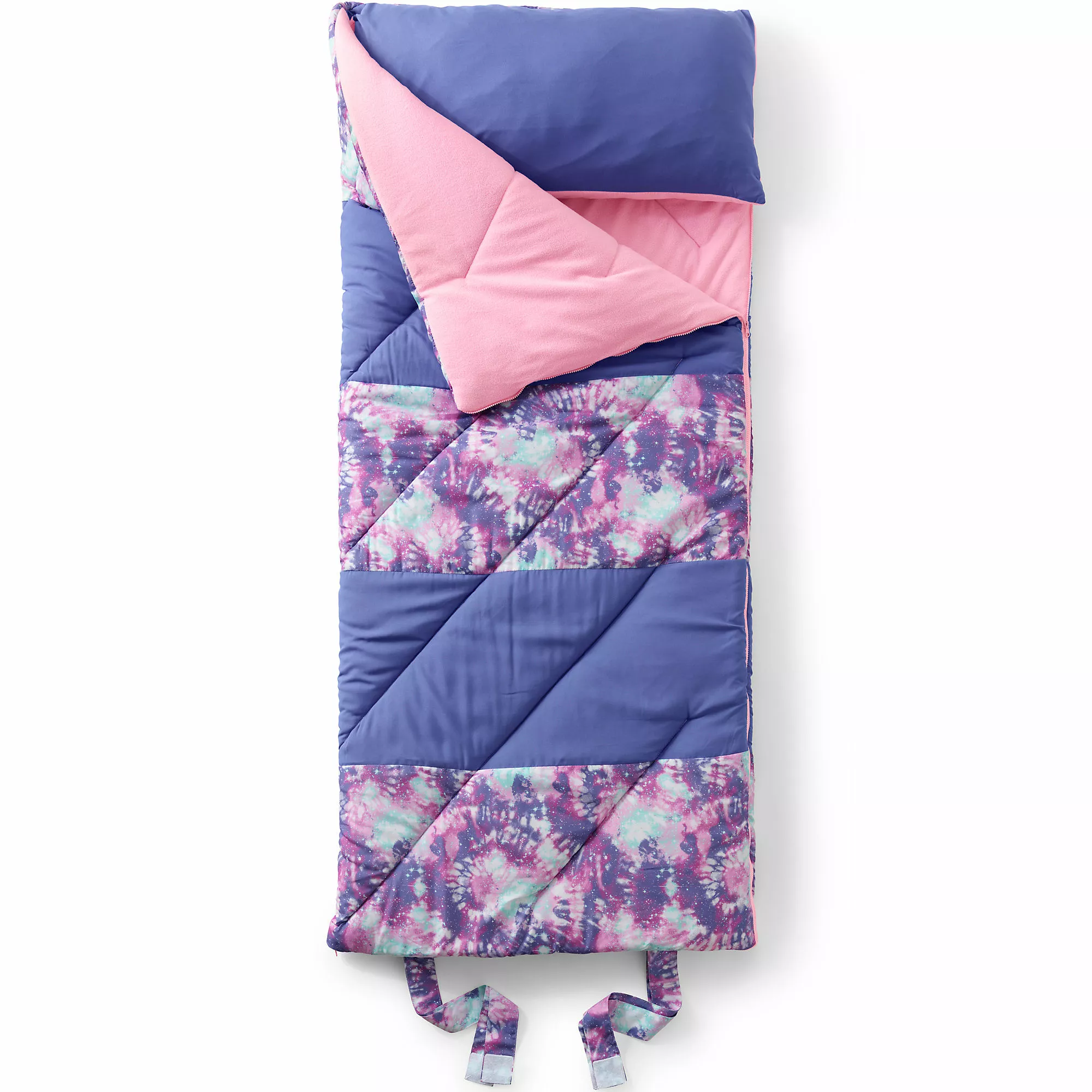 Lands' End Kids Sleeping Bag With Attached Pillow