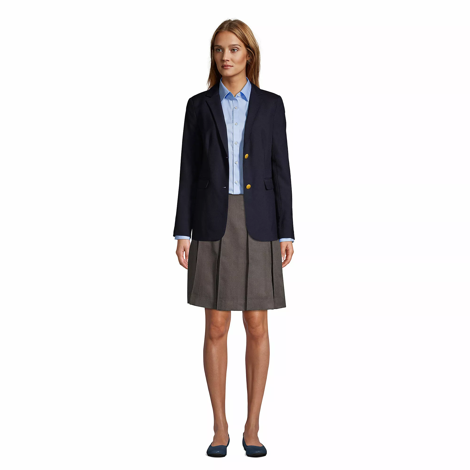Lands' End Women's Hopsack Blazer - Image 4