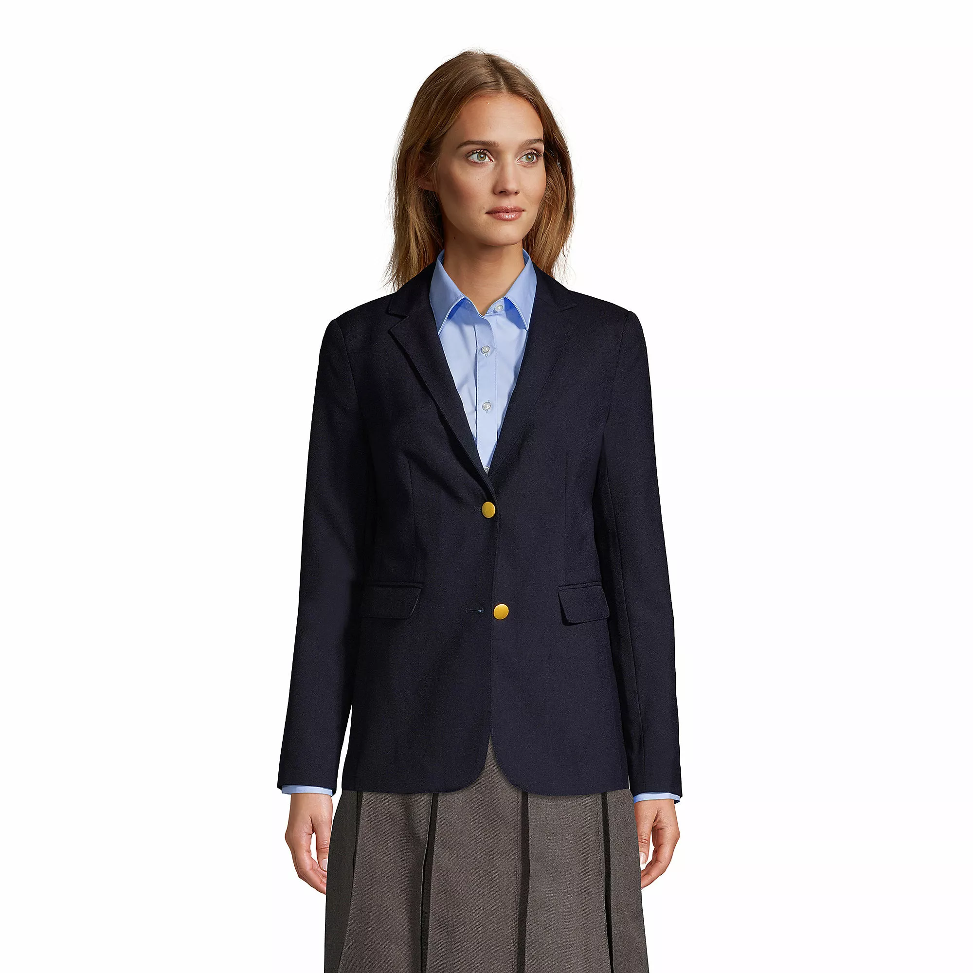 Lands' End Women's Hopsack Blazer