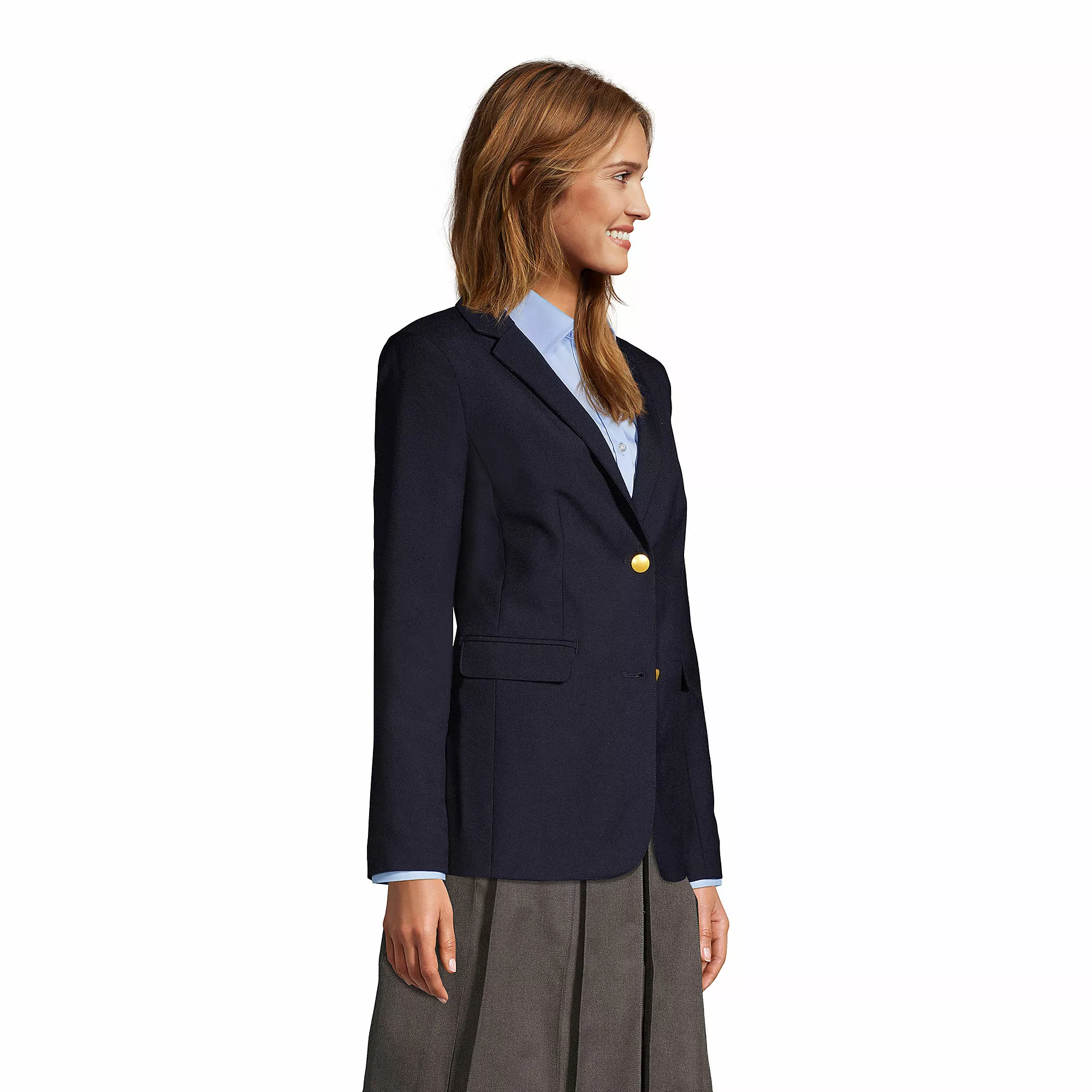 Lands' End Women's Hopsack Blazer - Image 3