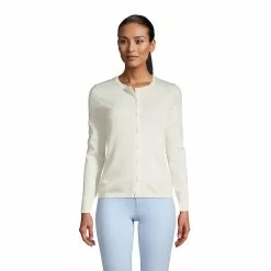 Lands' End Women's Cashmere Cardigan Sweater