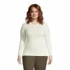 Lands' End Women's Plus Size Cashmere Crewneck Sweater