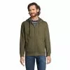 Lands' End Men's Serious Sweats Full Zip Sherpa Fleece Hoodie