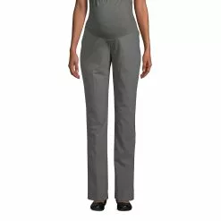Lands' End Women's Washable Wool Maternity Straight Leg Pants