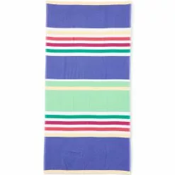 Lands' End Yarn-Dye Stripe Beach Towel