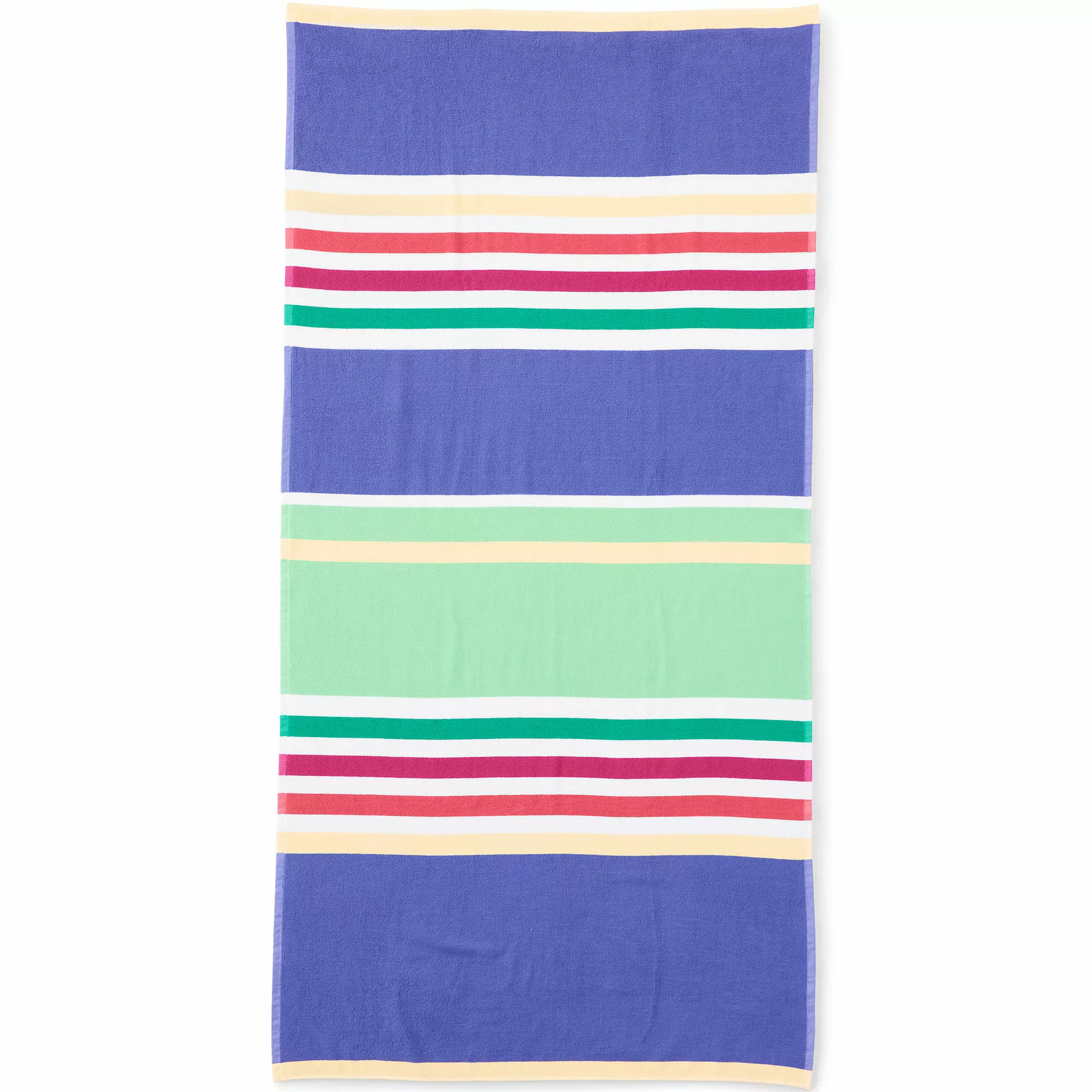Lands' End Yarn-Dye Stripe Beach Towel