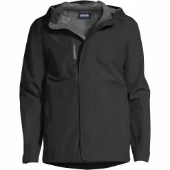 Lands' End Men's Big Waterproof Rain Jacket