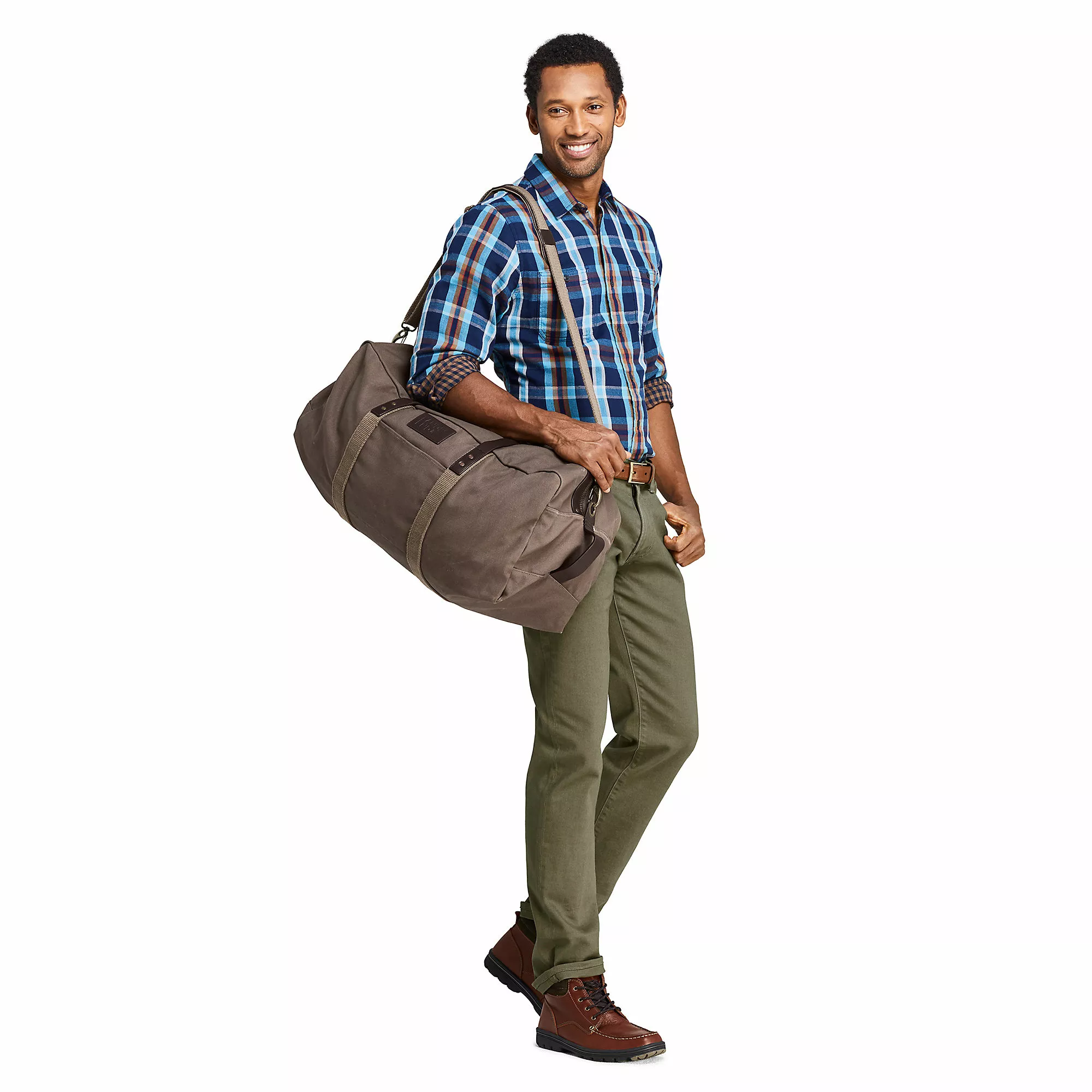 Blake Shelton Waxed Canvas Travel Duffle Bag - Image 5