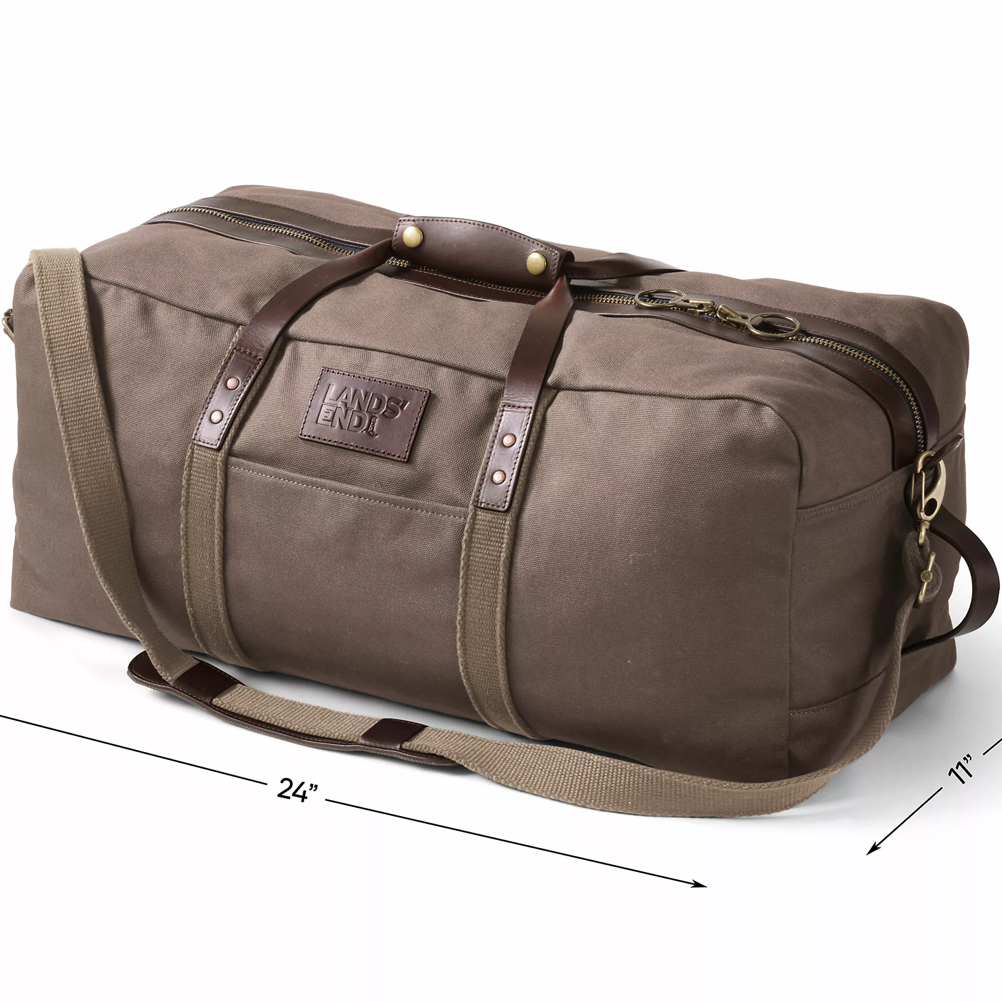 Blake Shelton Waxed Canvas Travel Duffle Bag - Image 4