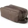 Lands' End Waxed Canvas Travel Dopp Kit Toiletry Bag