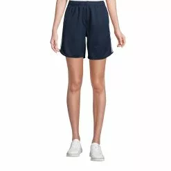 Lands' End Women's Mesh Athletic Gym Shorts