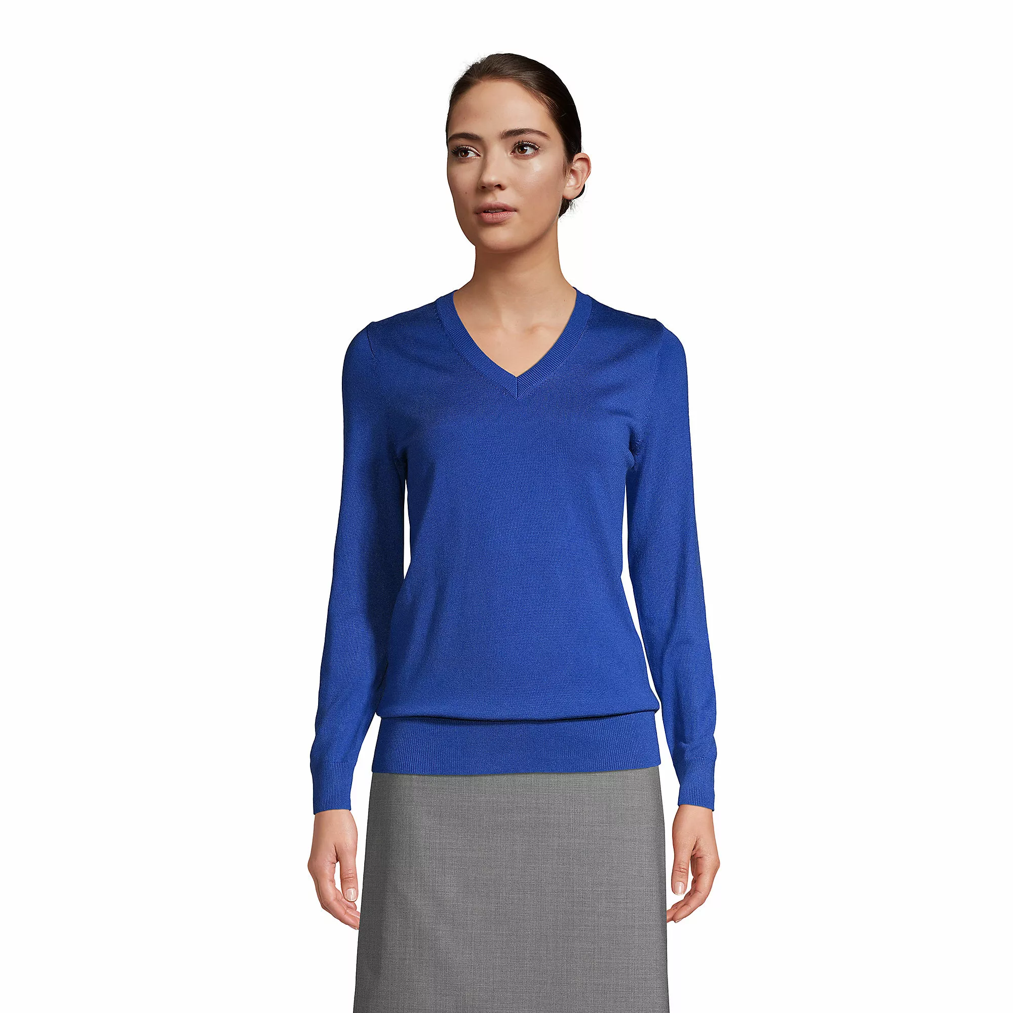 Lands' End Women's Performance V-neck Sweater