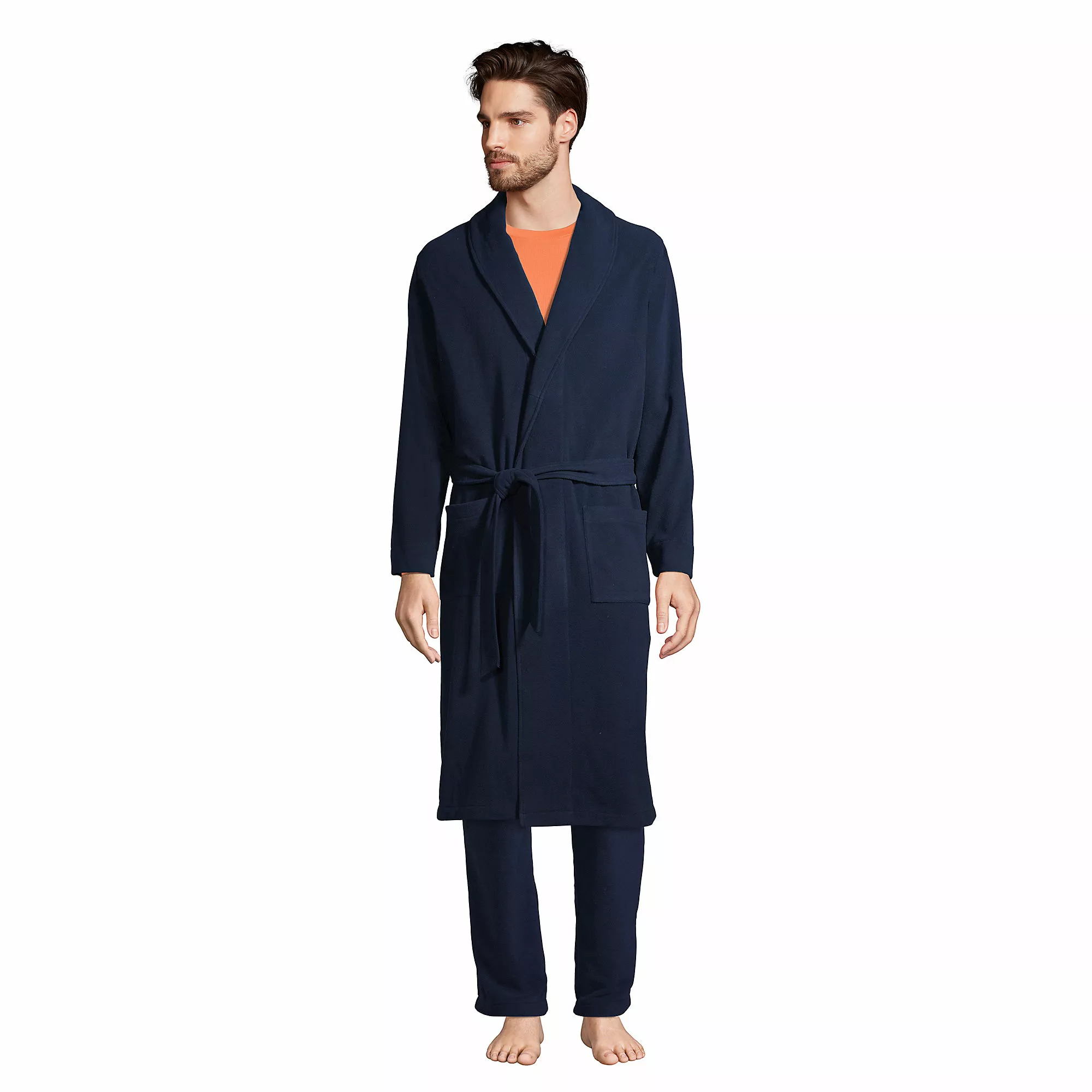 Lands' End Men's Fleece Pajama Pants - Image 4