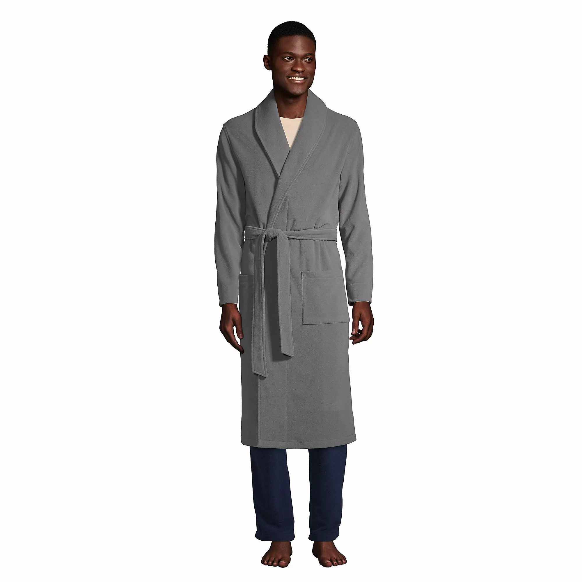 Lands' End Men's Fleece Robe