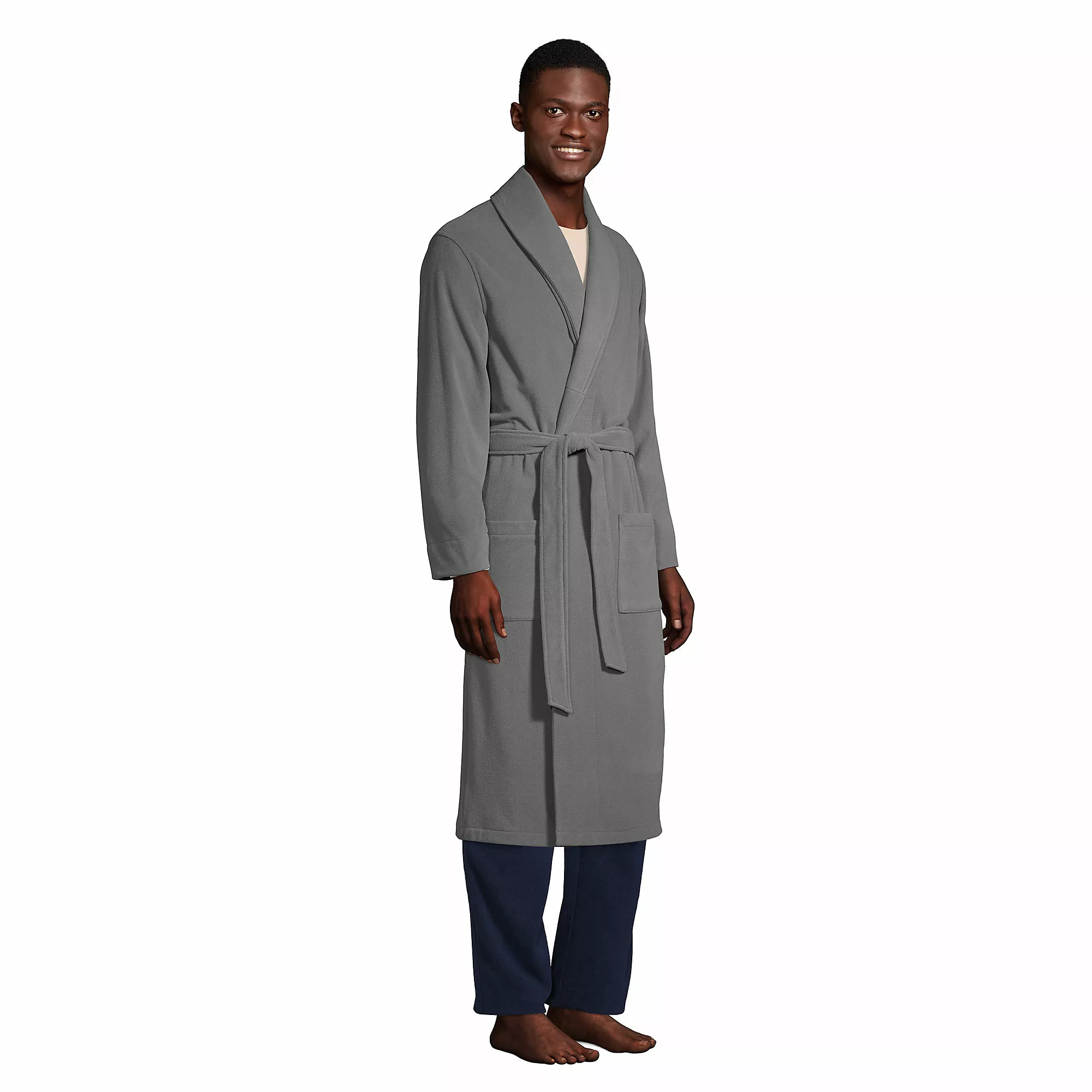Lands' End Men's Fleece Robe - Image 3
