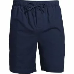 Lands' End Men's Big Poplin Pajama Shorts