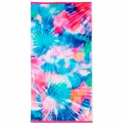 Lands' End Kids Printed Velour Beach Towel