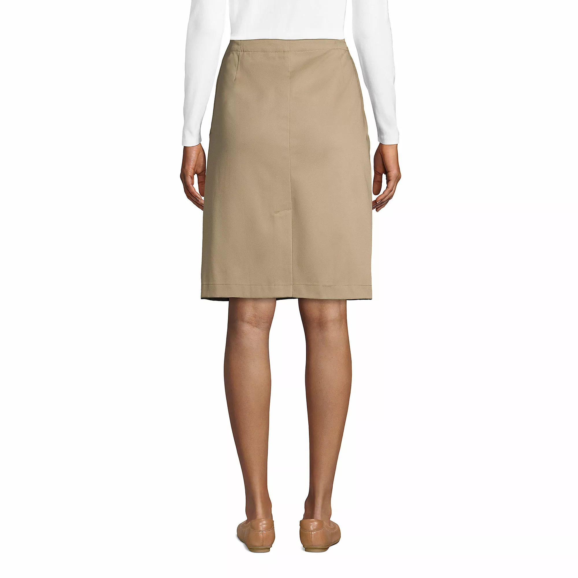 Lands' End Women's Adaptive Blend Chino Skort At The Knee - Image 2