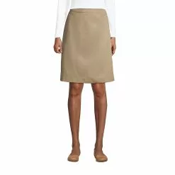 Lands' End Women's Adaptive Blend Chino Skort At The Knee