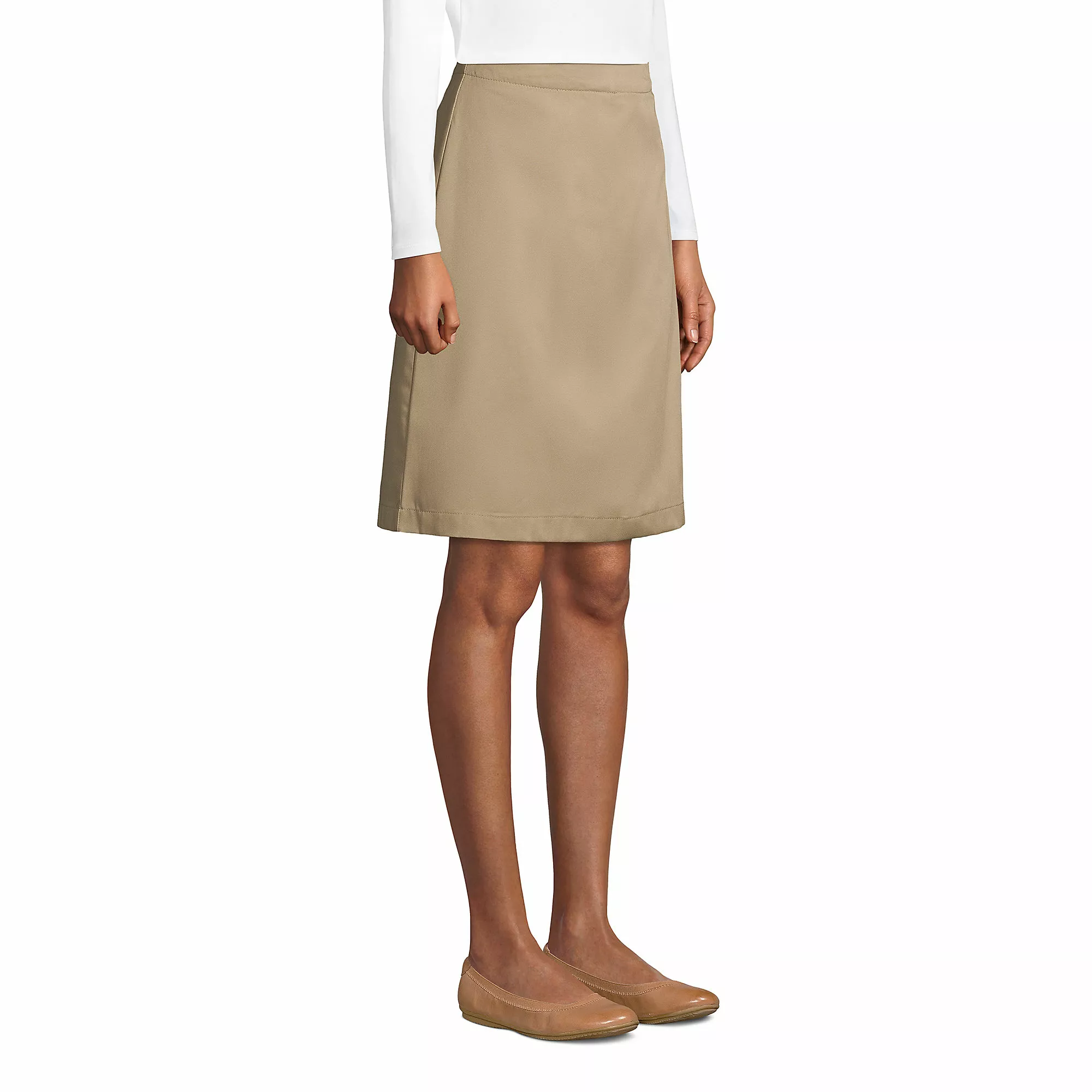 Lands' End Women's Adaptive Blend Chino Skort At The Knee - Image 3