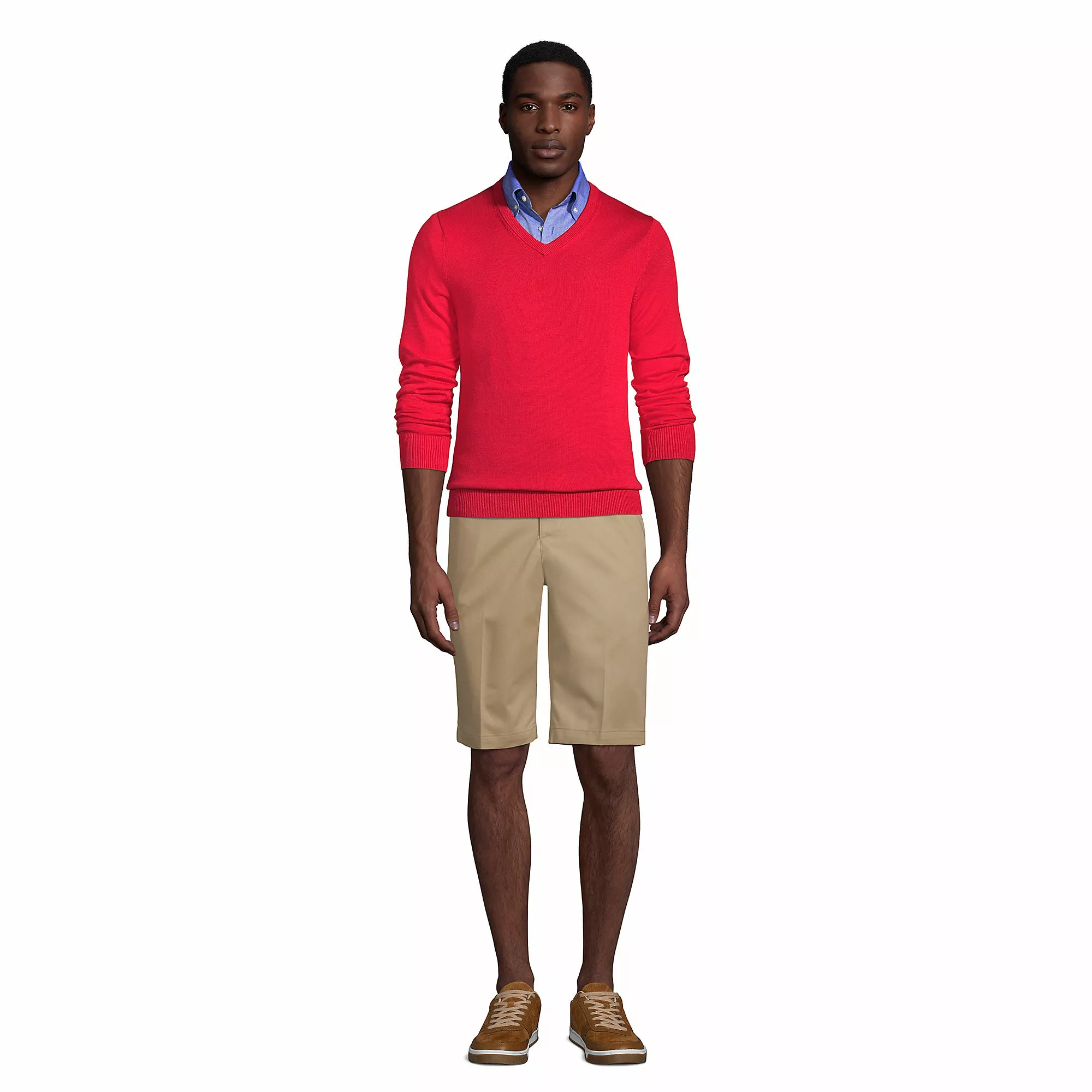 Lands' End Men's Adaptive Blend Chino Shorts - Image 4