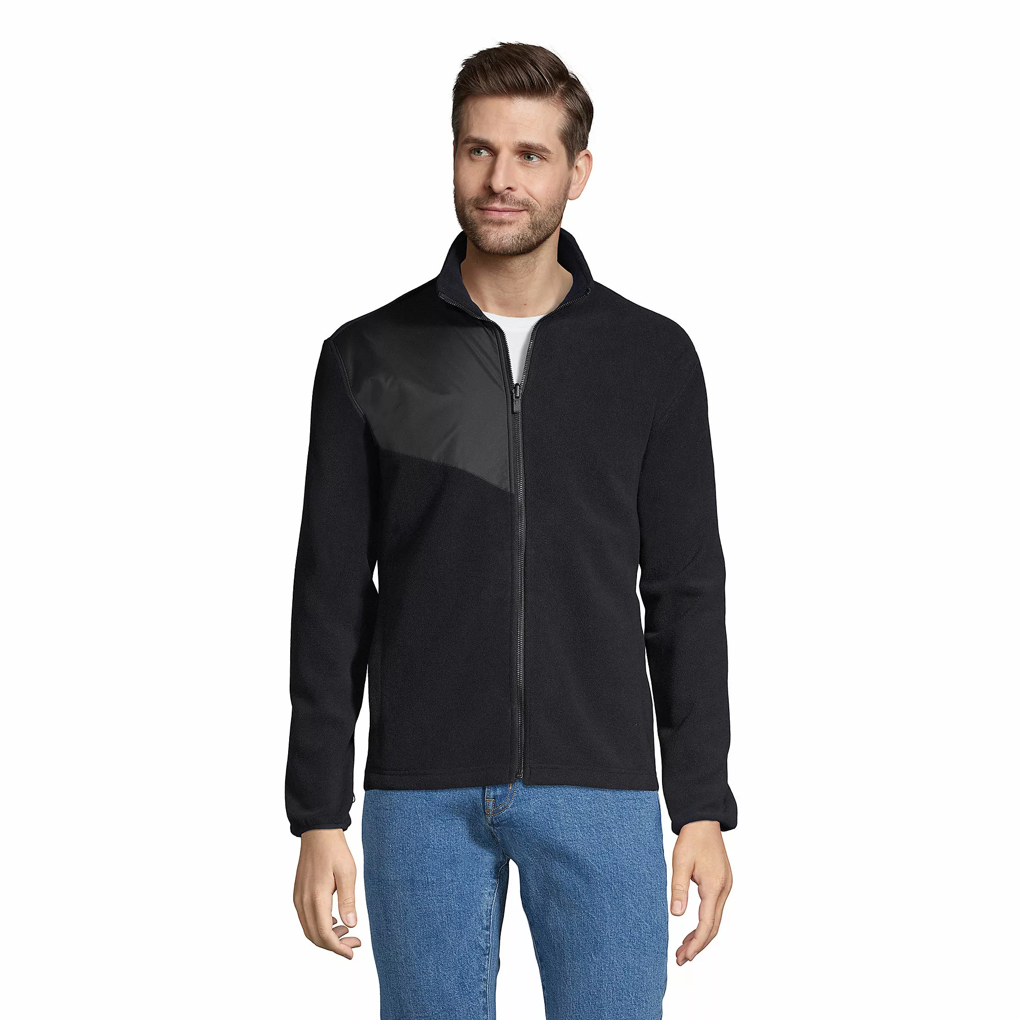 Lands' End Men's Thermacheck 200 Fleece Jacket