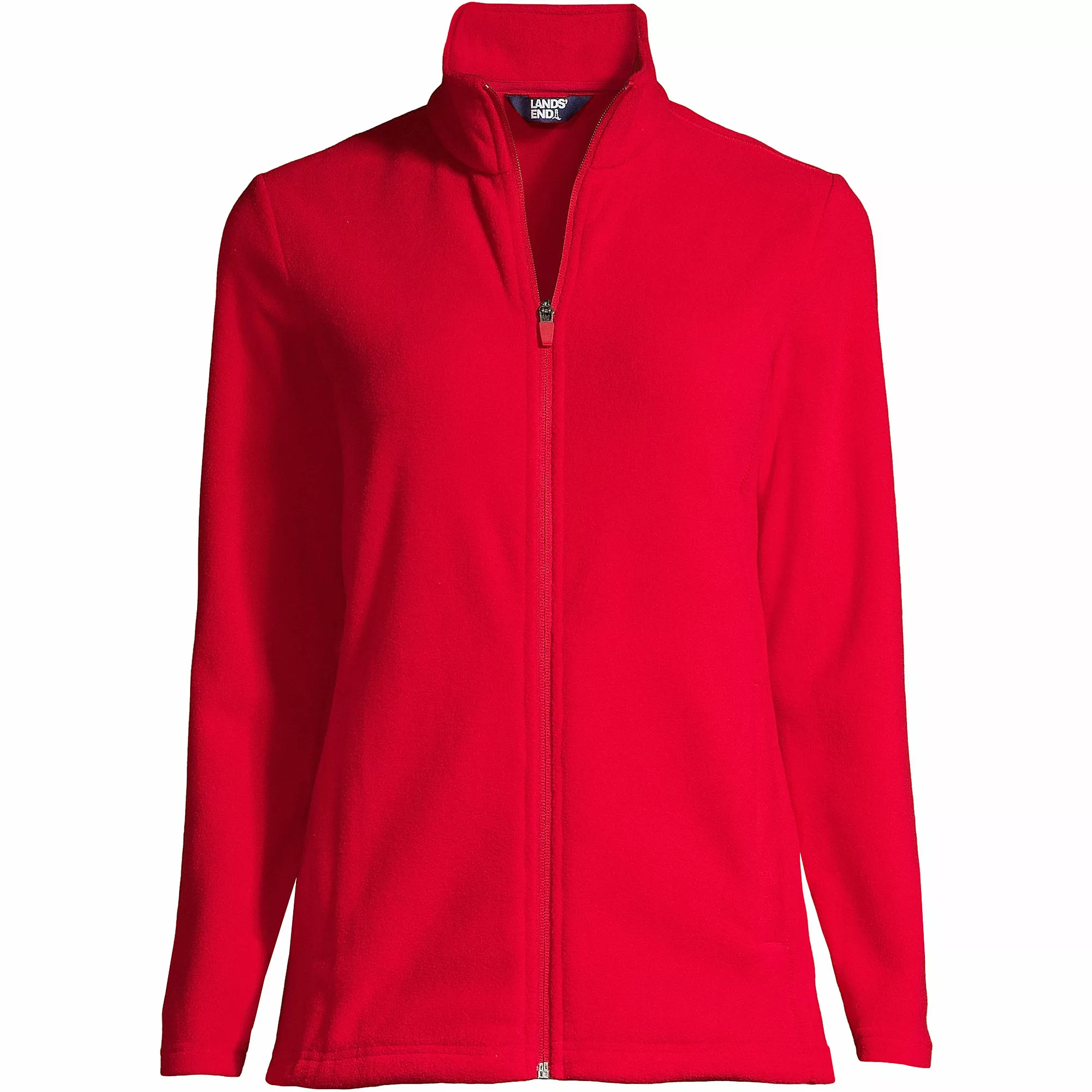 Lands' End Women's Plus Size Fleece Full Zip Jacket - Image 5
