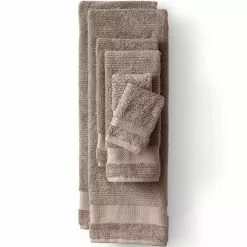 Lands' End Organic Cotton 6-Piece Towel Set