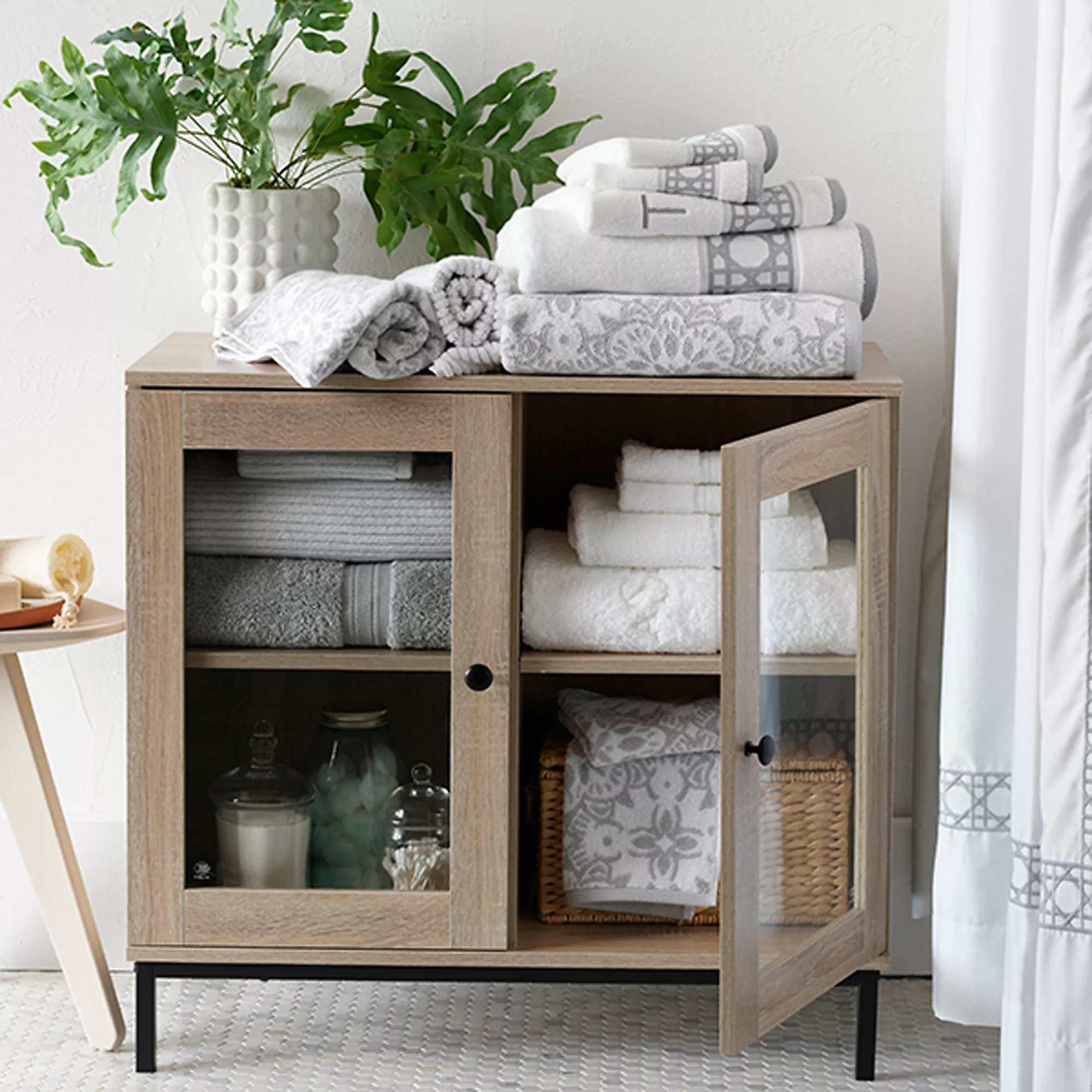 Lands' End Premium Supima Cotton Cane Weave Jacquard Border 6-Piece Bath Towel Set - Image 4