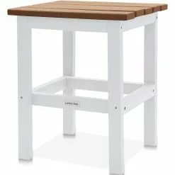 Lands' End All-Weather Recycled Adirondack 15" Side Patio Table 2-TONE