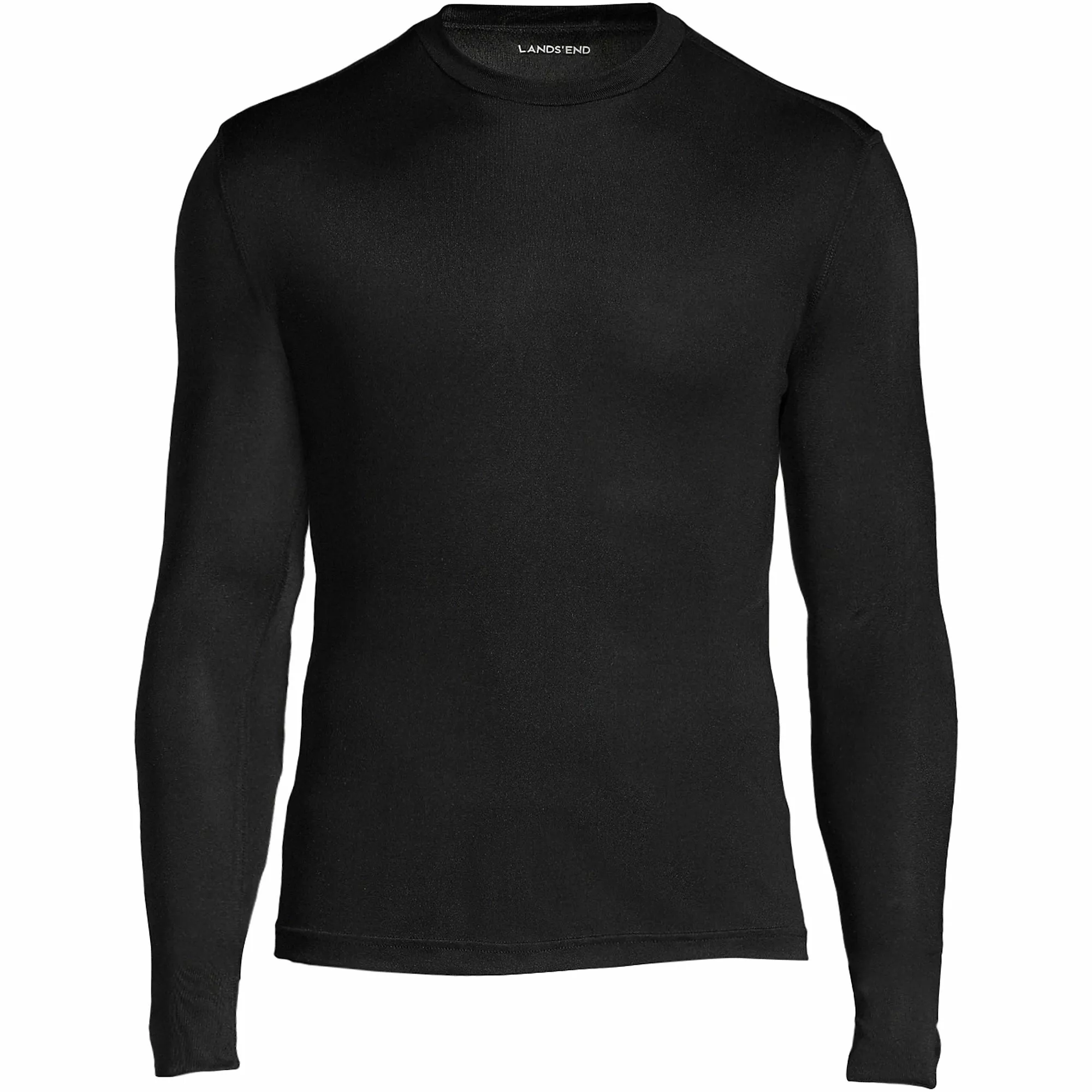 Lands' End Men's Big And Tall Silk Long Underwear Crew Neck - Image 5