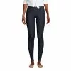 Lands' End Women's Elastic Waist Pull On Skinny Legging Jeans - Blue