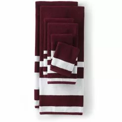 Lands' End Premium Supima Cotton Stripe 6-Piece Towel Set