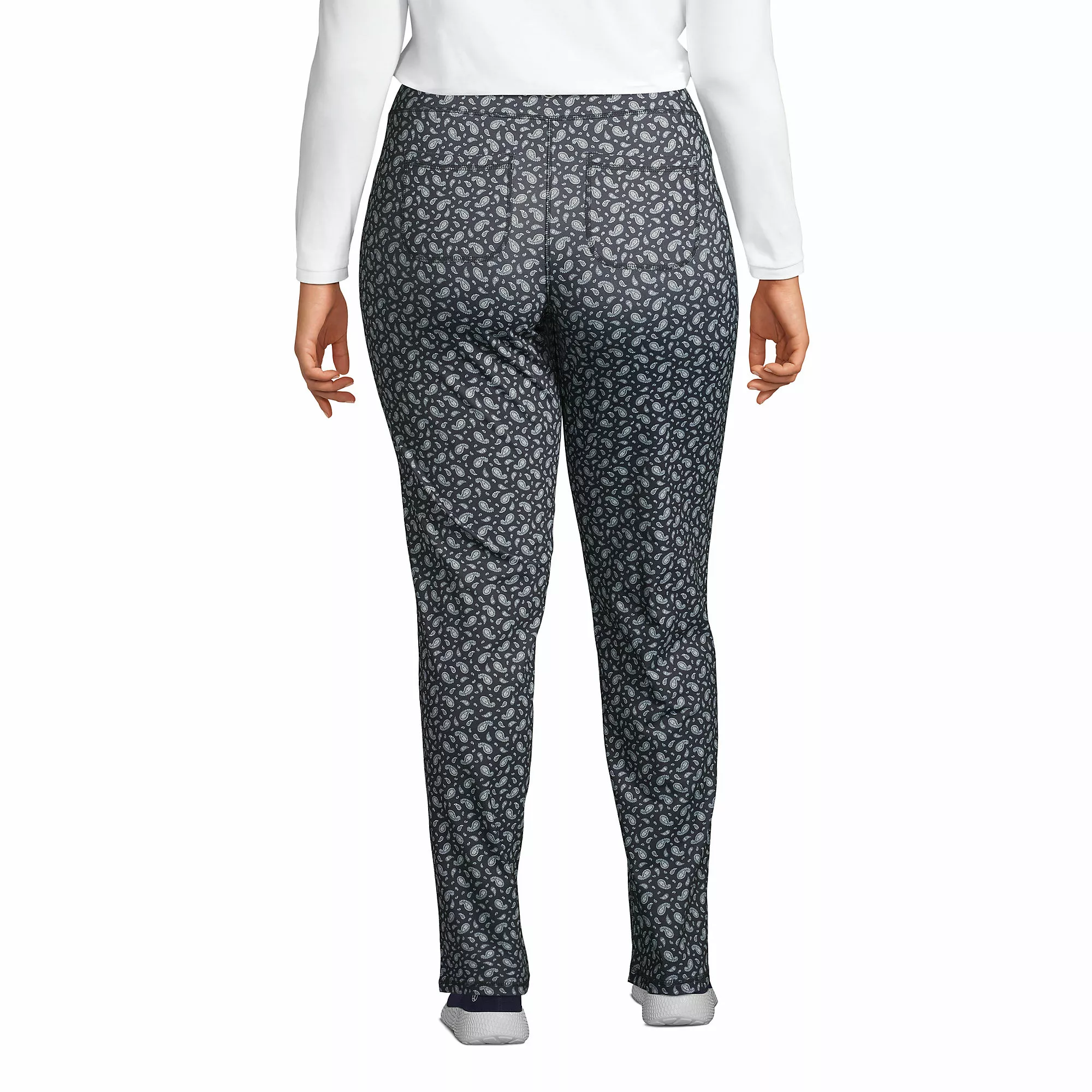 Lands' End Women's Plus Size Active 5 Pocket Pants - Image 2