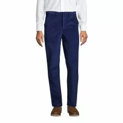Lands' End Men's Comfort Waist Comfort-First Fine Wale Corduroy Dress Pants