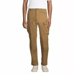 Lands' End Men's Traditional Fit Comfort First Cargo Pants