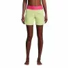 Lands' End Women's 5" Quick Dry Elastic Waist Board Shorts Swim Cover-up Shorts With Panty