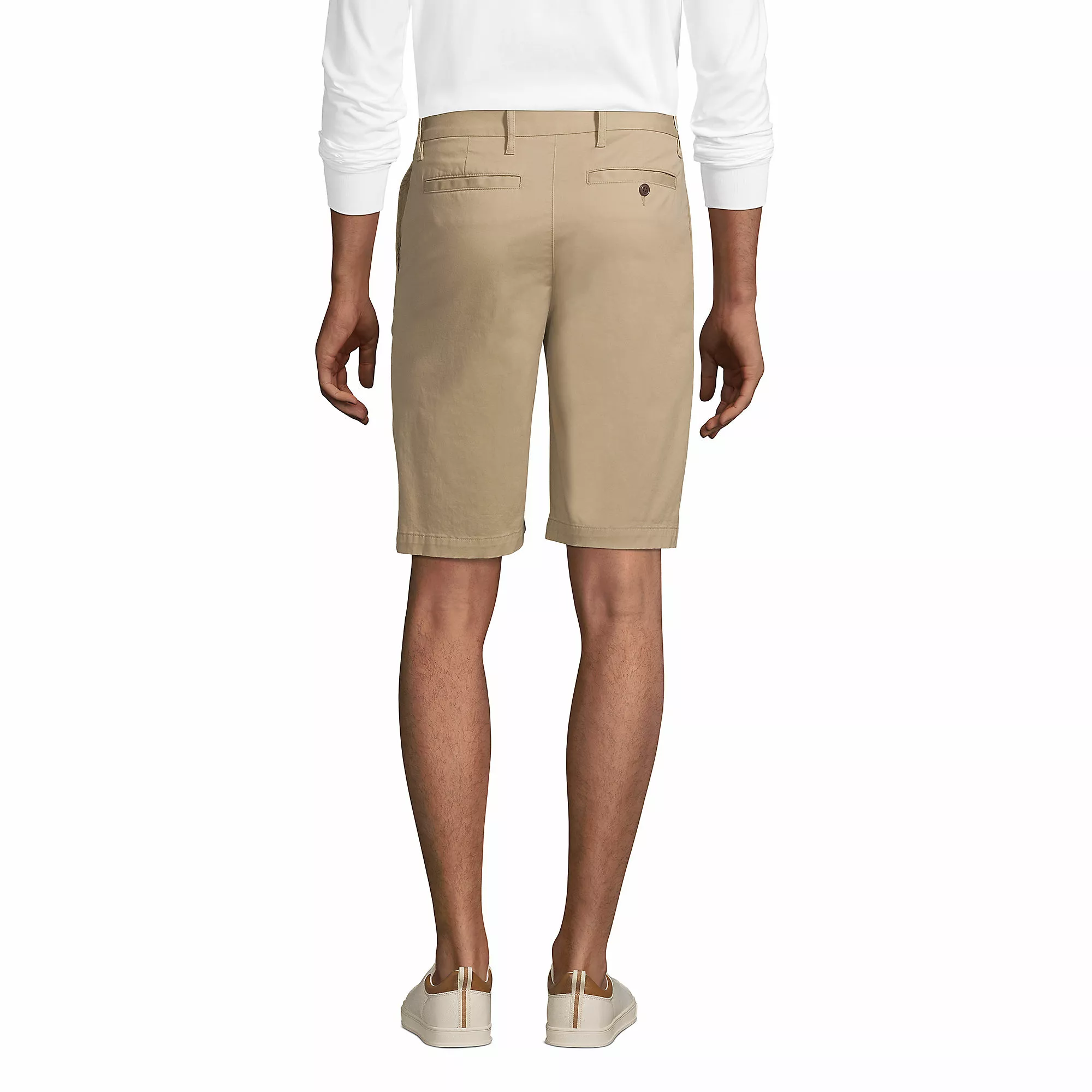Lands' End Men's 11" Classic Fit Stretch Knockabout Chino Shorts - Image 2