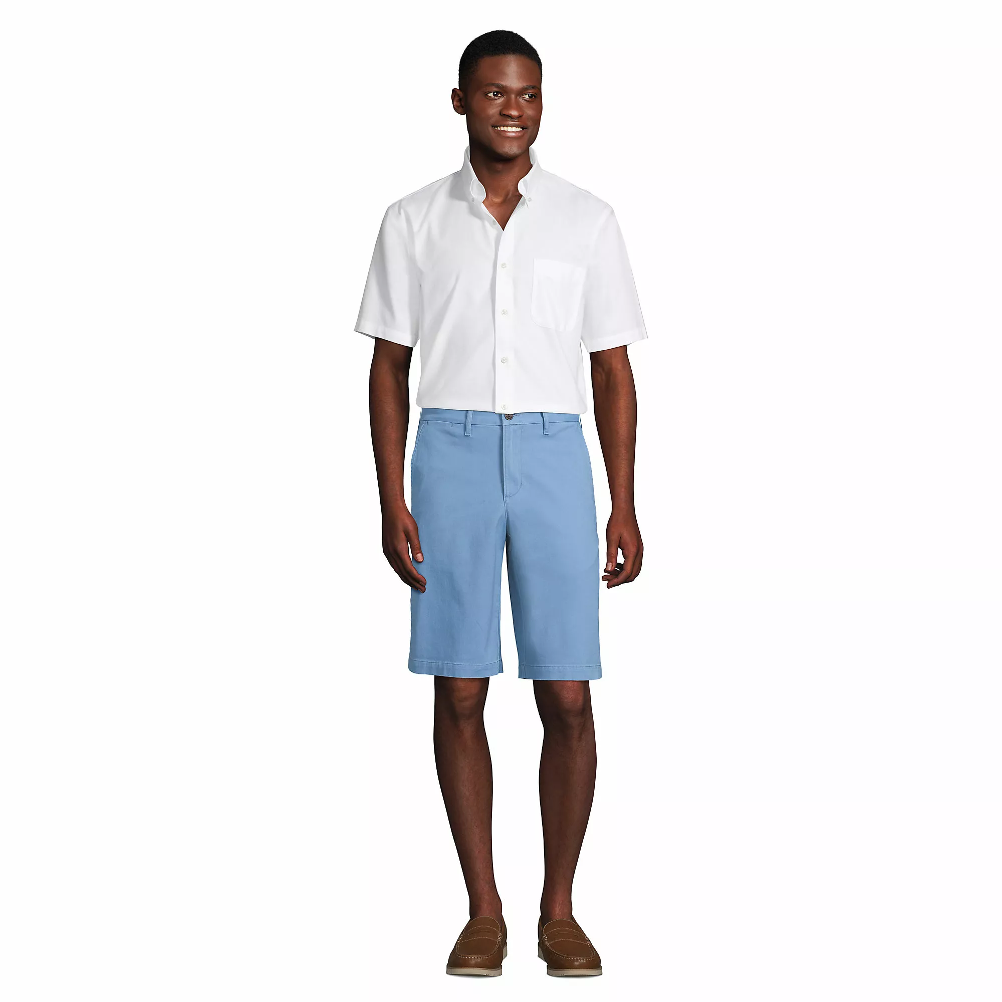 Lands' End Men's Big 11" Traditional Fit Comfort First Knockabout Chino Shorts - Image 4
