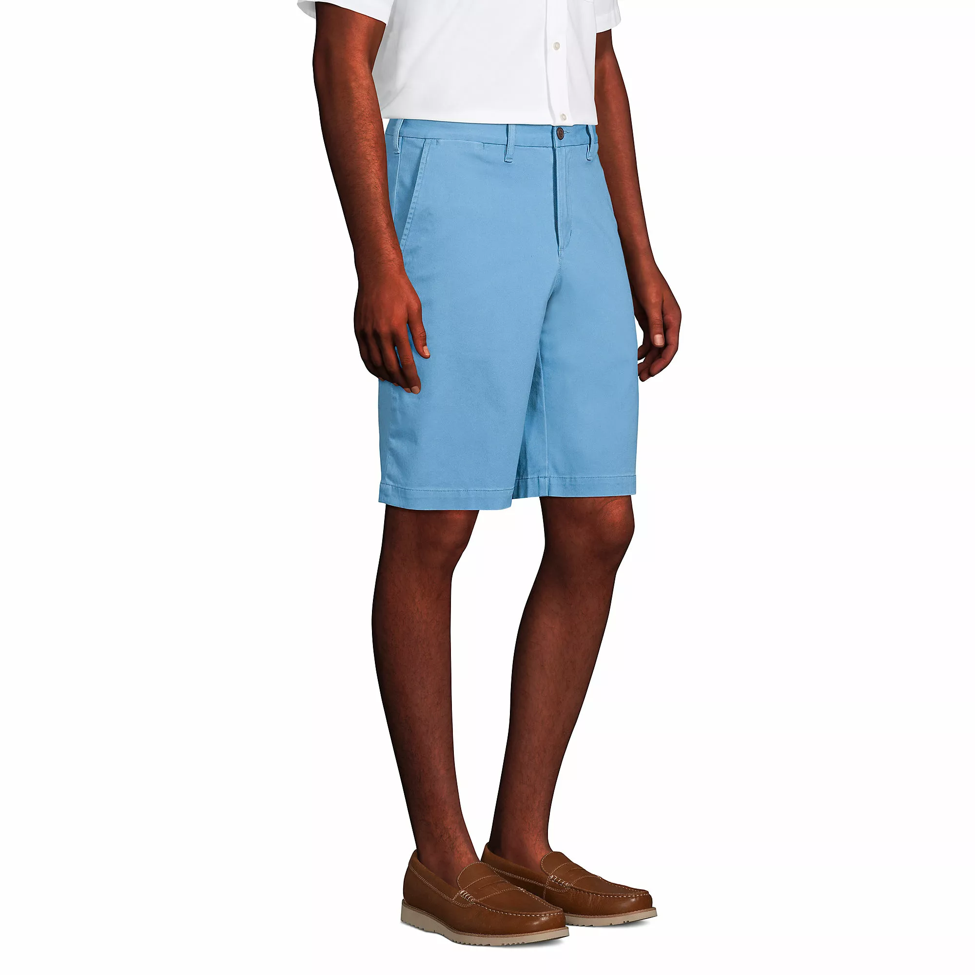 Lands' End Men's Big 11" Traditional Fit Comfort First Knockabout Chino Shorts - Image 3