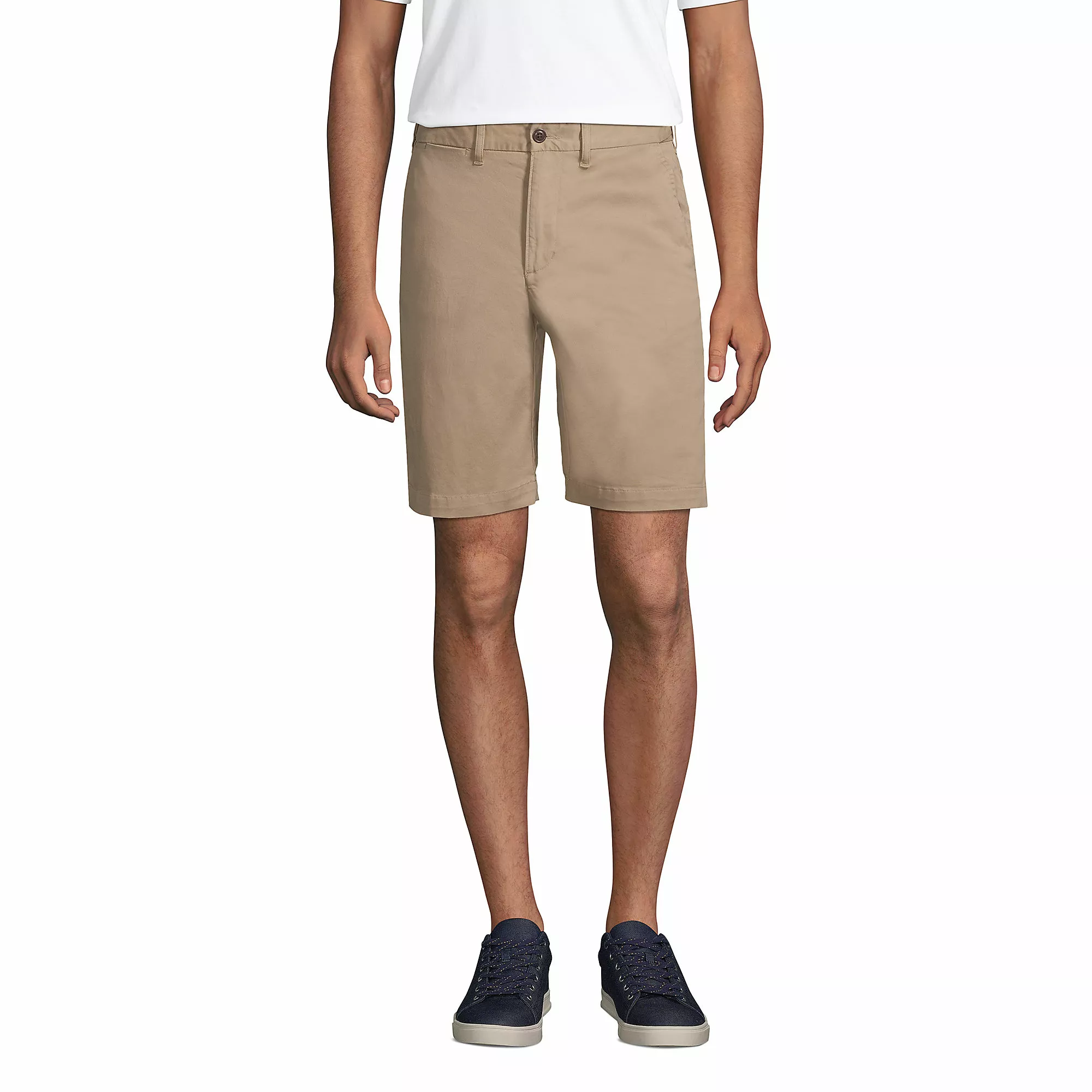 Lands' End Men's Big 9 Inch Comfort Waist Comfort First Knockabout Chino Shorts