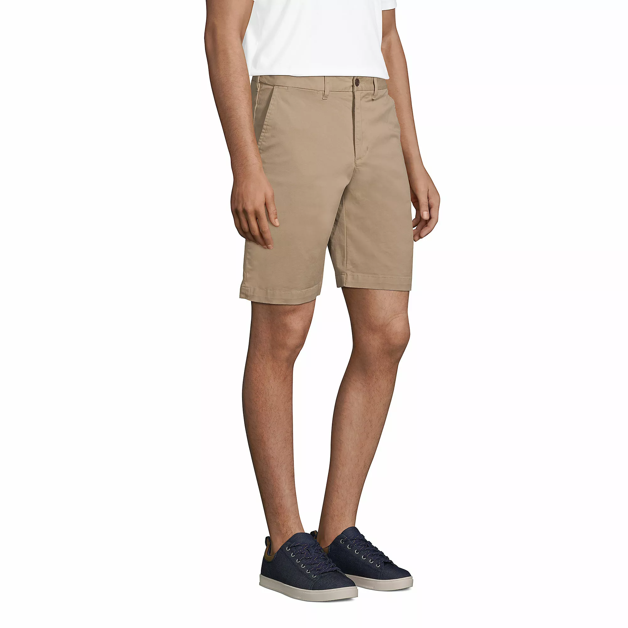 Lands' End Men's Big 9 Inch Comfort Waist Comfort First Knockabout Chino Shorts - Image 3